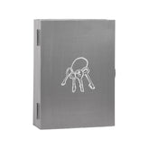 Wanddecoratie Sleutelkastje - Antiek grijs - Metaal